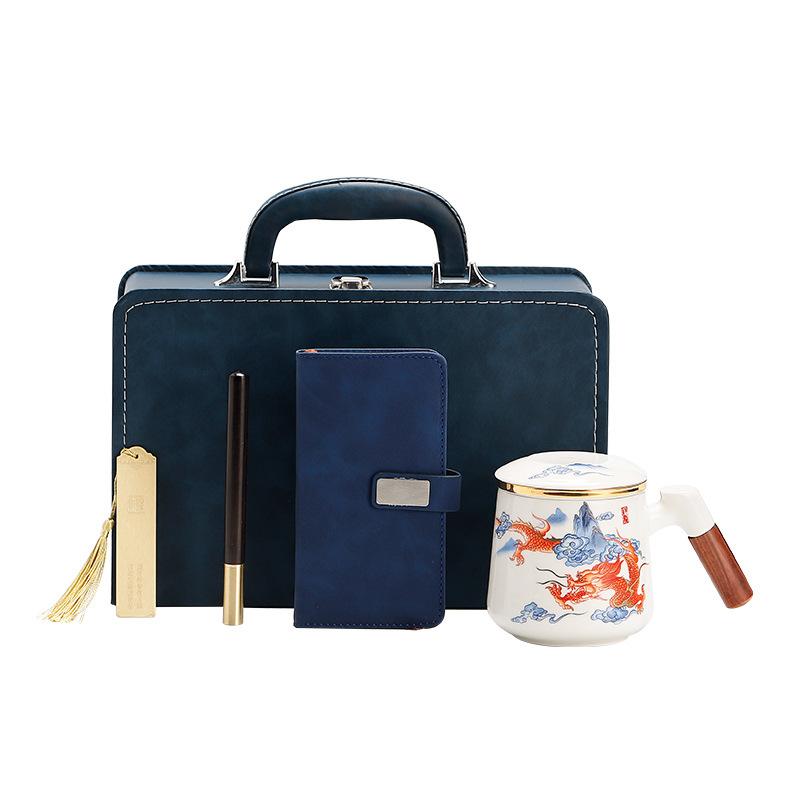 Business Enterprise Practical Souvenir Tea Separation Ceramic Teacup Office Water Cup Teachers' Day Event Gift