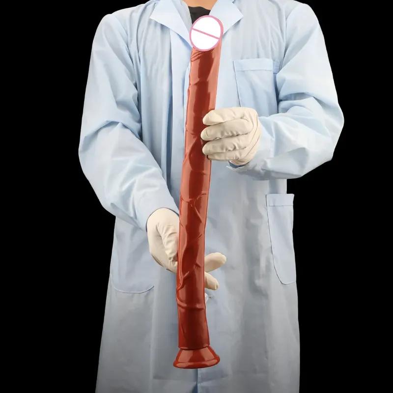 48 * 3.8cm Extra Large Anal Strip SM Anal Stopper Male Extra Long Dildo Deeply Dilated Anal Strip Male External Anus Whip Anal