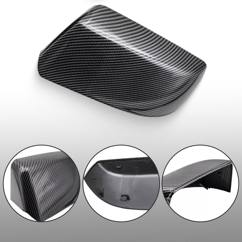 2Pcs Car Side Wing Rearview Mirror Cover Shell Housing Cap For Chevrolet Suburban 2015-2020 GMC Yukon 2015-2020