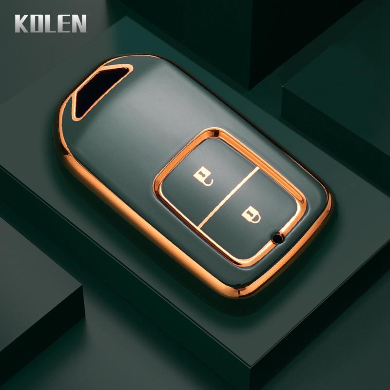 TPU Car Remote Key Case Cover Shell For For Honda CRV CR-V Fit Civic Accord HR-V HRV City Odyssey XR-V Protector Holder Keyless