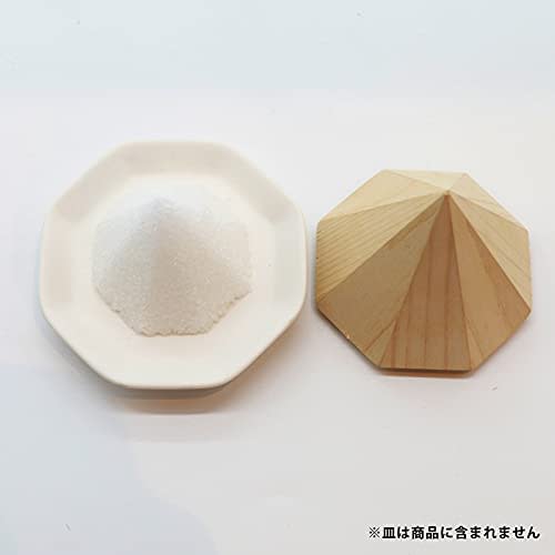 Shinto Shrine Supplies: Kamidana No Sato, Octagonal Hinoki Salt Container for Mounded Salt, Made In Japan from Hinoki Cypress