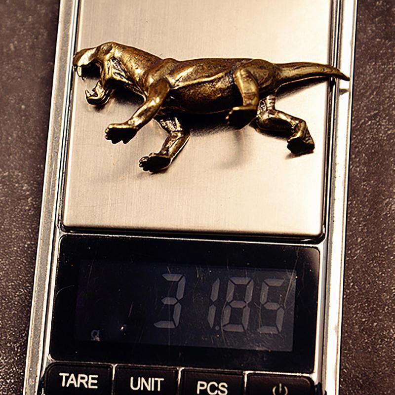 Ancient Animal Dinosaur Statue Car Decoration Craft Home Decor Accessories Retro Brass Dinosaur Miniature Figurines
