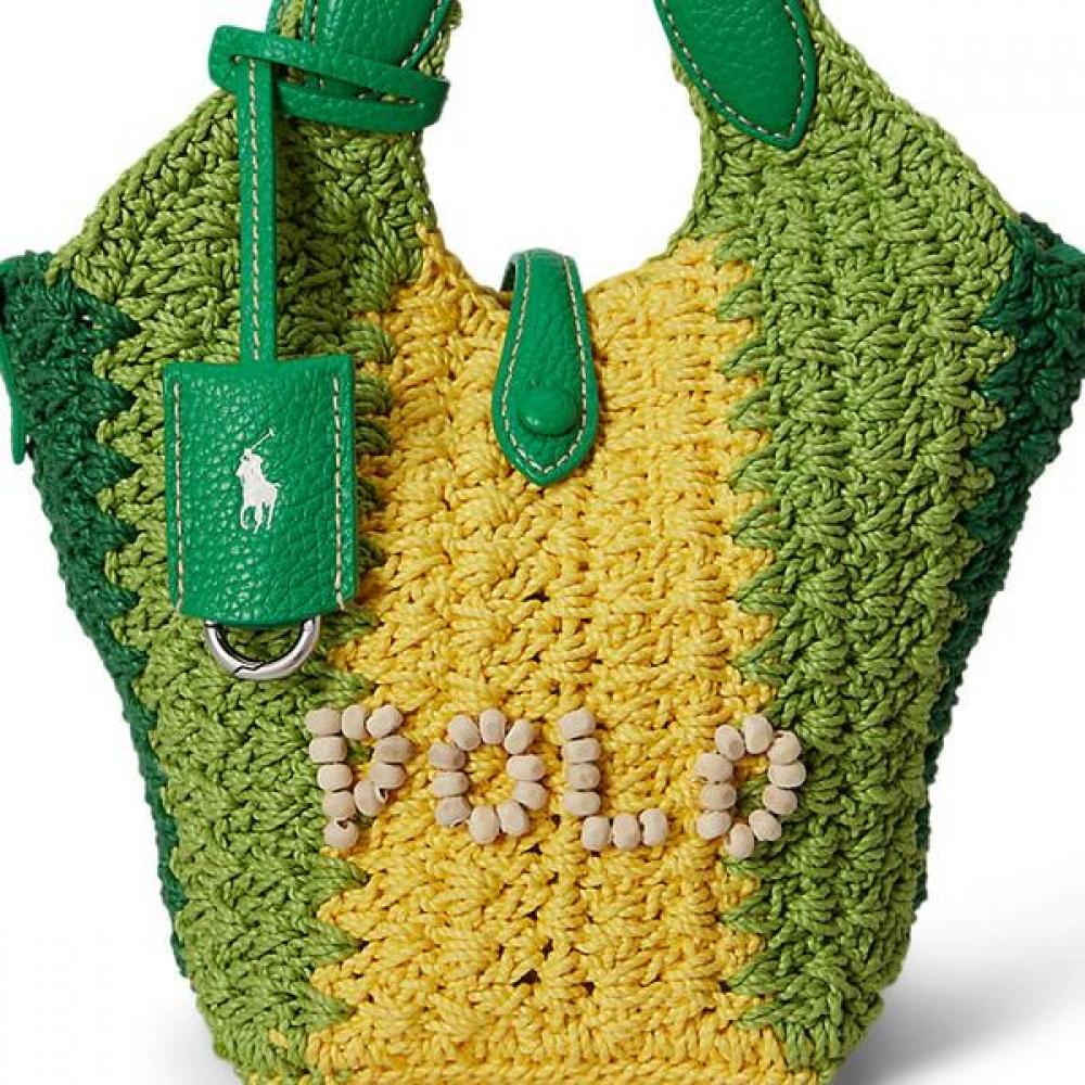 Polo Ralph Lauren Women S Crochet Small Tote And croSSbody Bag wapoBag03520123300