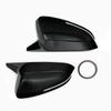 For Hyundai IX25    2024 Car Rearview Side Mirror Cover Wing Cap Exterior Door Housing Shell Trim ABS Carbon / Black