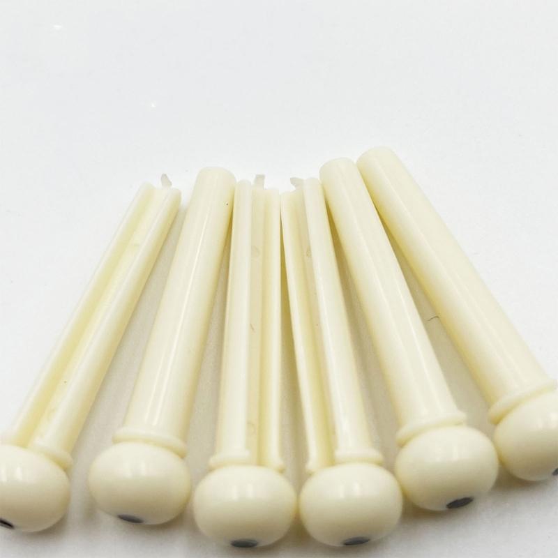 Durability ABS Material Acoustic Guitar Bridge Pins With Improved Vibration Transfer For Clear Tones