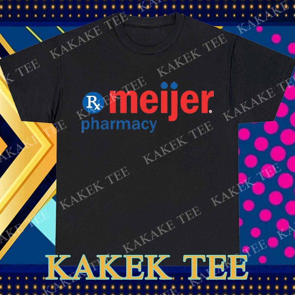New Meijer Pharmacy Logo T-Shirt Funny Size S to 5XL XS