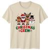 Christmas Crew Holiday Christmas Characters Unisex Unisexs Unisexs Graphic Tee
