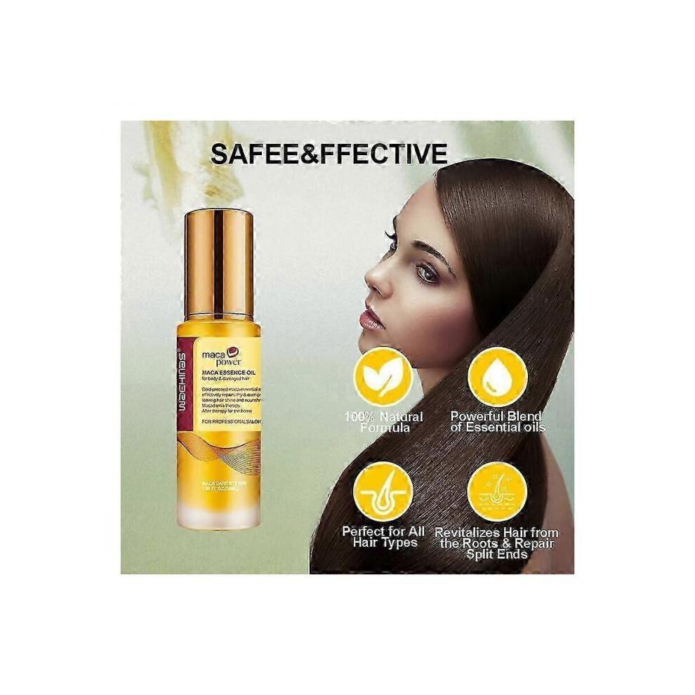 Trattamento Capelli al Collagene Riparazione Profonda Balsamo per Tutti i Tipi di Capelli 500 ml + Siero per Capelli all'Olio di Argan per Capelli Secchi e Danneggiati 50 ml