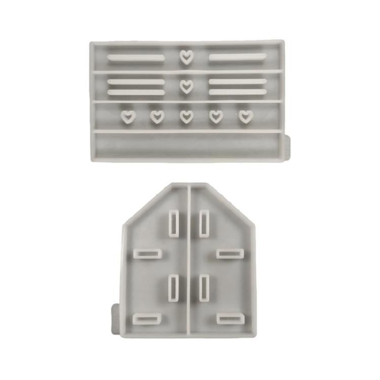 

Craft Silicone Moulds Epoxy Resin Moulds Unique Organizers Rack Molds Silicone Texture Resin Shelf Molds for Hand-Making