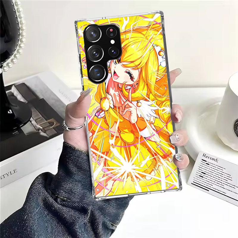 Pretty Cure Anime Soft Phone Case For Samsung Galaxy S22 S23 S24 S25 Edge S26 Ultra S20 FE S21 Plus + Fundas Coque Galaxy S20 S2