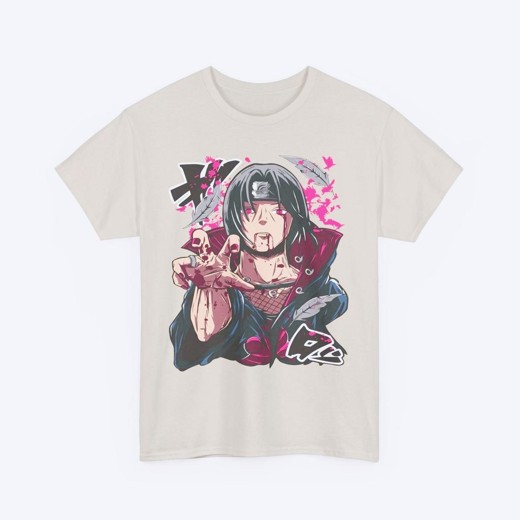 Hot Sale Naruto Shippuden Itachi Uchiha Manga Graphic Print T-shirt Men Women Streetwear Harajuku Y2K Fashion Casual Oversized Top Summer New Tee
