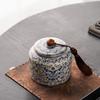 Qinghua Ru Kiln Ceramic Tea Caddy - High-End Moisture-Proof Storage for Green, White, and Pu-erh Tea, Chinese Style Sealed Jar