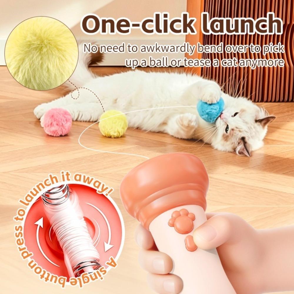 with Retractable Rope Electric Cat Teaser Wand Cat Teaser Launcher Toy Multi Cat Households
