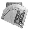 Karokkaku Silver Playing Rich and Perfect for Card and Includes a Silver Box and Cards, Double-Sided Plastic, Silver, Gorgeous, Break-Resistant,