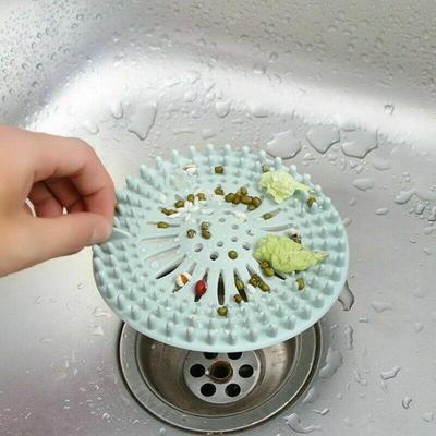1pc coletor de cabelo durável silicone rolha de cabelo dreno de chuveiro cobre fácil de instalar e limpar terno