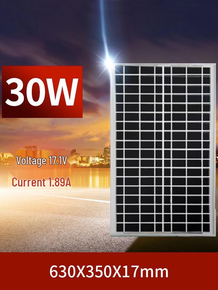 Brand New Monocrystalline Solar Panel 6V 12V 24V Home Power Generation System