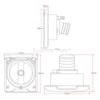1PC RV Accessories Gravity Fresh Water Fill Hatch Inlet Filter Lockable For RV Boat Camper Trailer White Caravan Accessories Wit