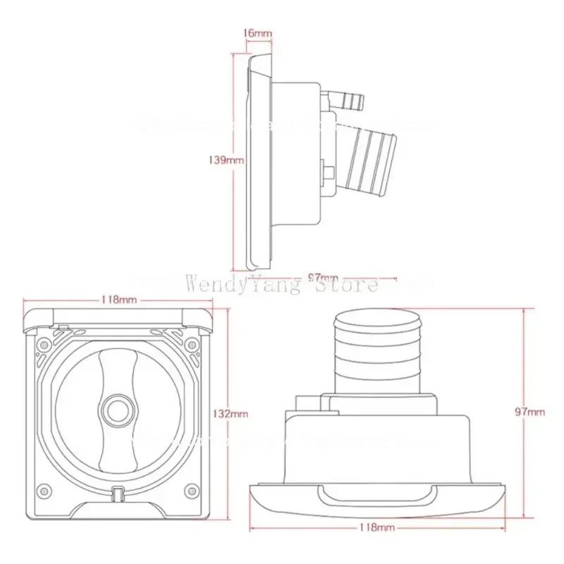 1PC RV Accessories Gravity Fresh Water Fill Hatch Inlet Filter Lockable For RV Boat Camper Trailer White Caravan Accessories Wit