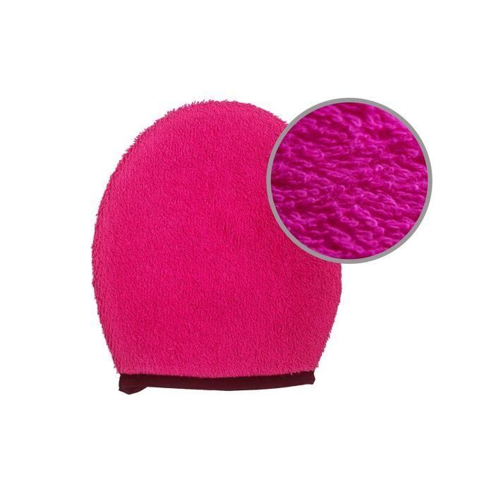 Gant De Toilette - TINOKOU - Barbie - Coton Naturel - Rose - Lavable