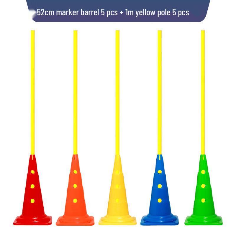 Sports Training Cones and Poles Set