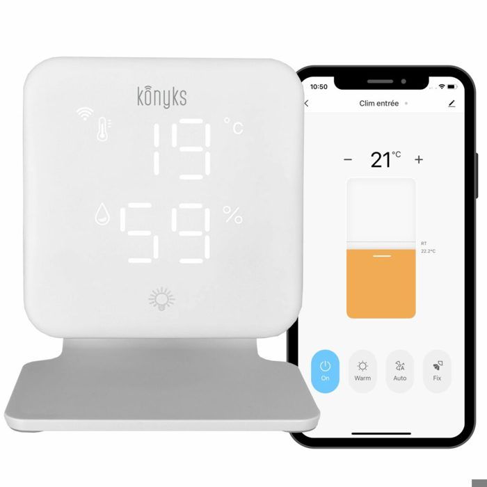 Thermostat Wi-Fi Pour Pompes À Chaleur Et Climatiseurs