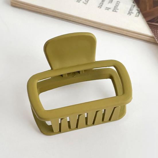 Hair Claw Matte Texture Mini Hair Clip Stable Grip No Flattening Non-Slip Tooth Small Semi-Tied Hair Clip Hair Accessory