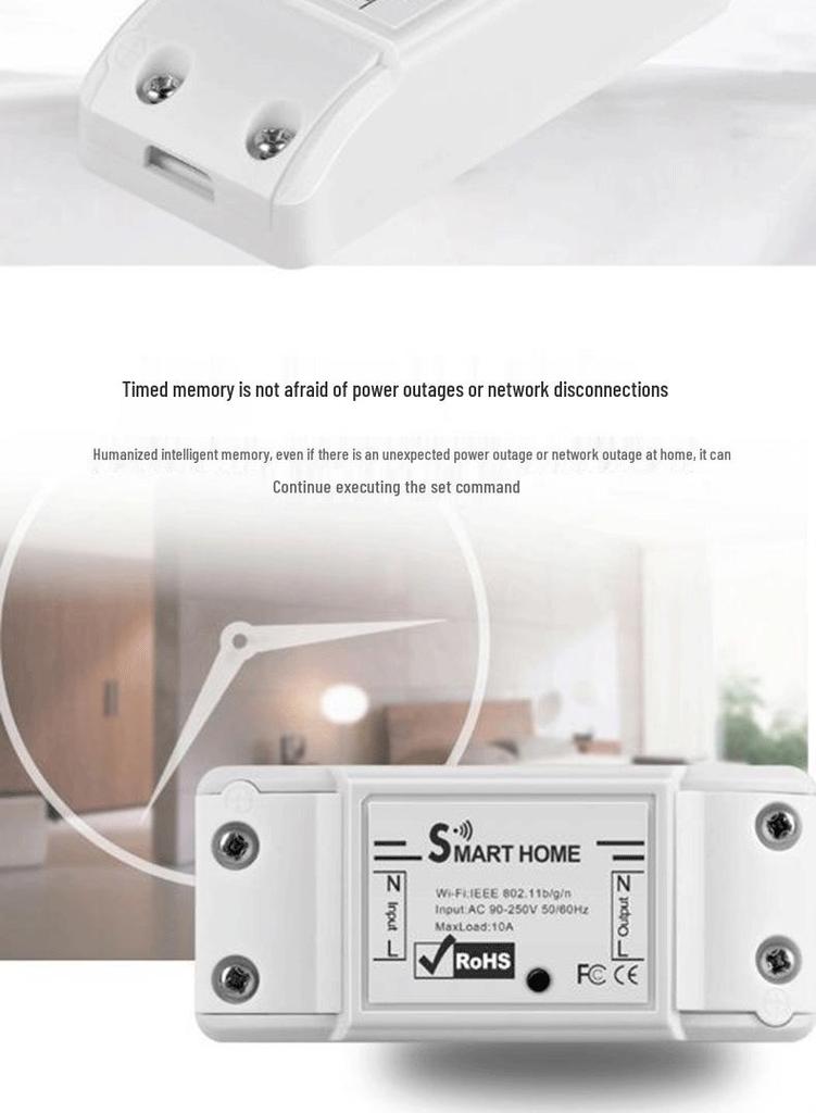Graffiti Smart ZigBee3.0 WiFi Switch: Wireless Remote Control with Timer