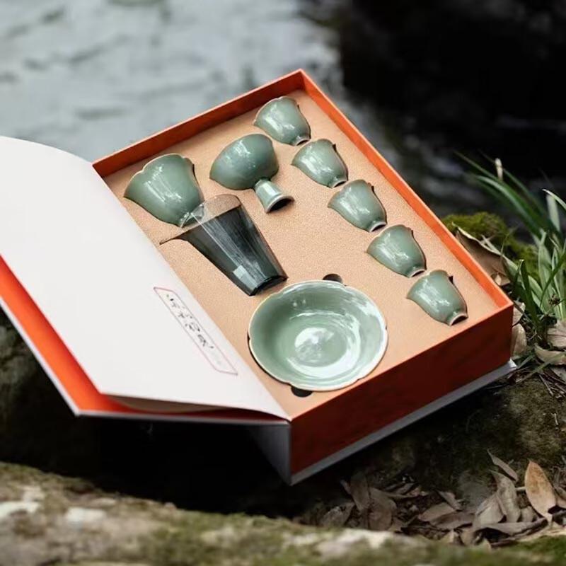 Jingling Chinese Ceramic Kung Fu Tea Set