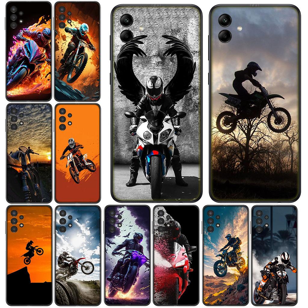 Moto Cross Art Motorcycle Sports Mobile for Motorola Moto G86 G57 G24 G15 G54 Power G13 G14 G34 G35 G45 G60 G53 G55 G64 G75 Case
