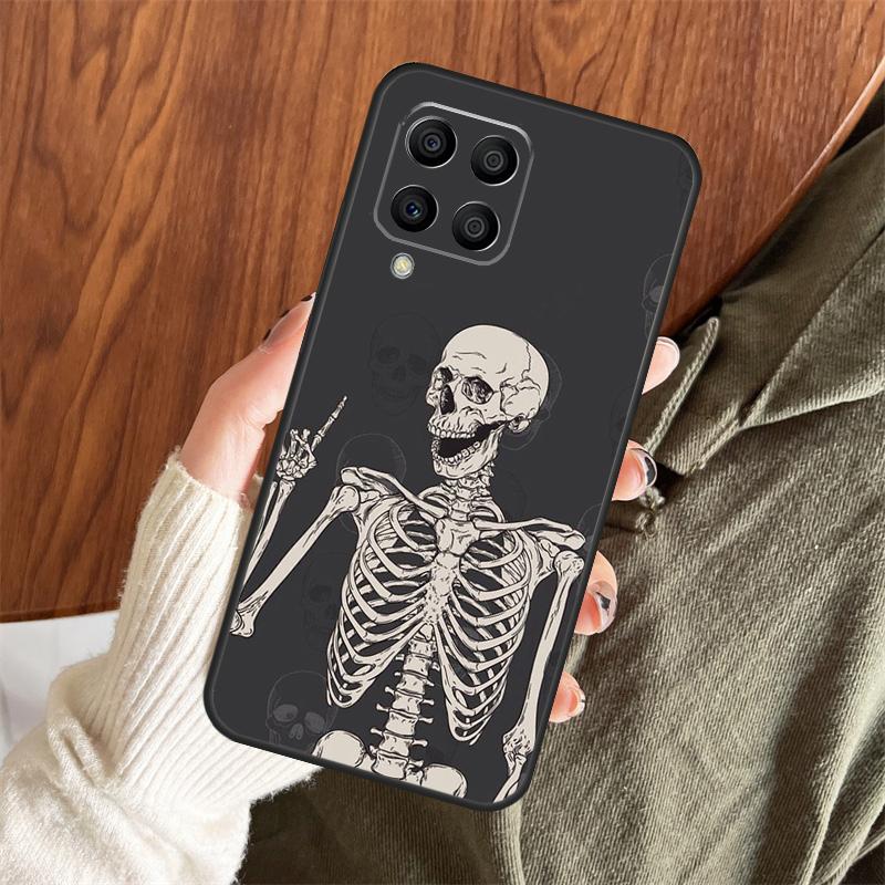 Medical Skeleton Anatomy Case For Samsung Galaxy M13 M33 M53 M11 M21 M31 M51 M12 M22 M32 M52 M20 M31s M14 M54 Cover