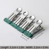 10 pièces pinces à linge antidérapantes en acier inoxydable, pinces métalliques multifonctionnelles antirouille, pinces à linge