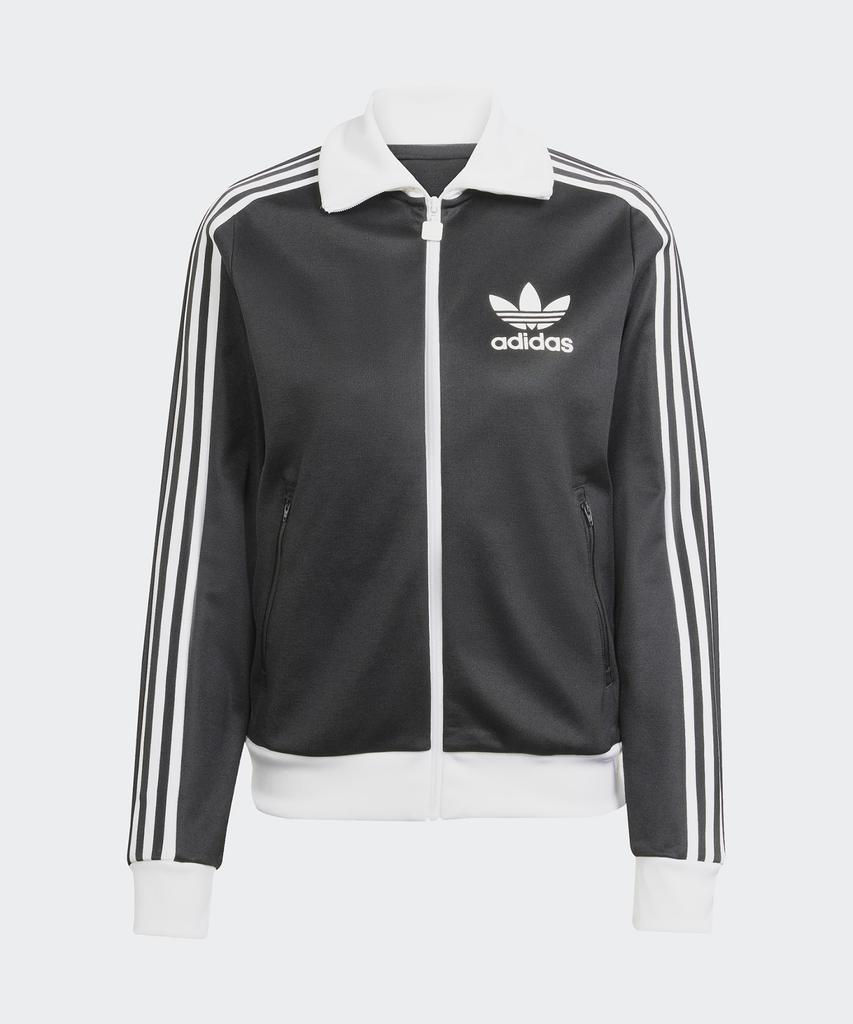 adidas Beckenbauer Track Top - Black:White / Hz3743