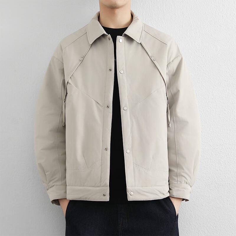 Herren Winter Verdickte Baumwollwattierte Reversjacke