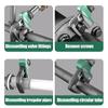 F-Type Pipe Vise Wrench with Extension Pipe Spanner Versatile Adjustable Wrench  Plumbing Repair