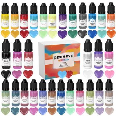 10 ml Makaronowy Stały Pastelowy Kolor Pigment Żywiczny Oleisty Płynny Barwnik DIY Forma do Żywicy Epoksydowej Narzędzia do Tworzenia Biżuterii Akcesoria