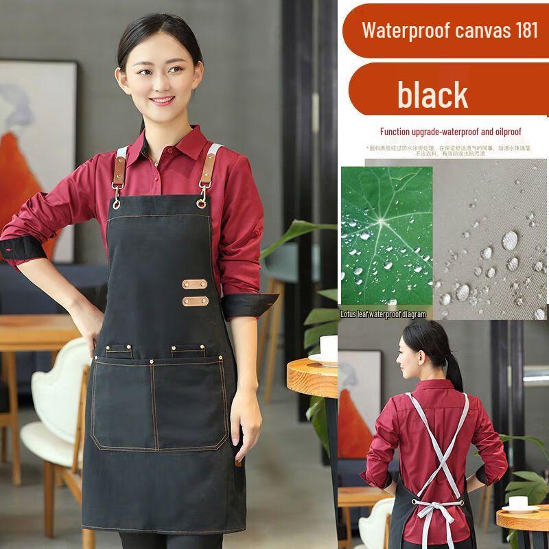 Tingle Waterproof and Oil-Resistant Canvas Apron