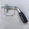 Fireplace Door Handle High Temperature Resistance DIY Sturdy Replace