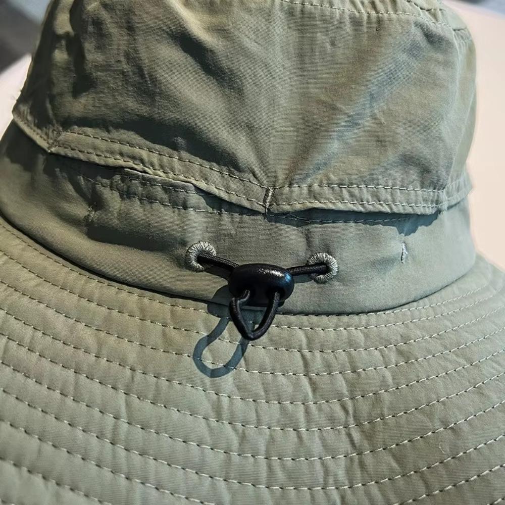 New Quick-Dry Fisherman Hat Sun Protection Adjustable Sun Hat Camping Hat Men Women