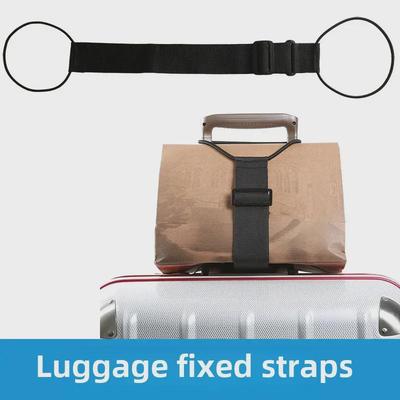Compact, Durable Elastic Luggage Straps for Travel Bags and Trolley Cases
