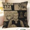 Cartoon Comic VVinland SagaPC  Pillow Case Natural Linen Organic Fabric DoubleSided Printing Sofa Home Decor Gift Pillow Case