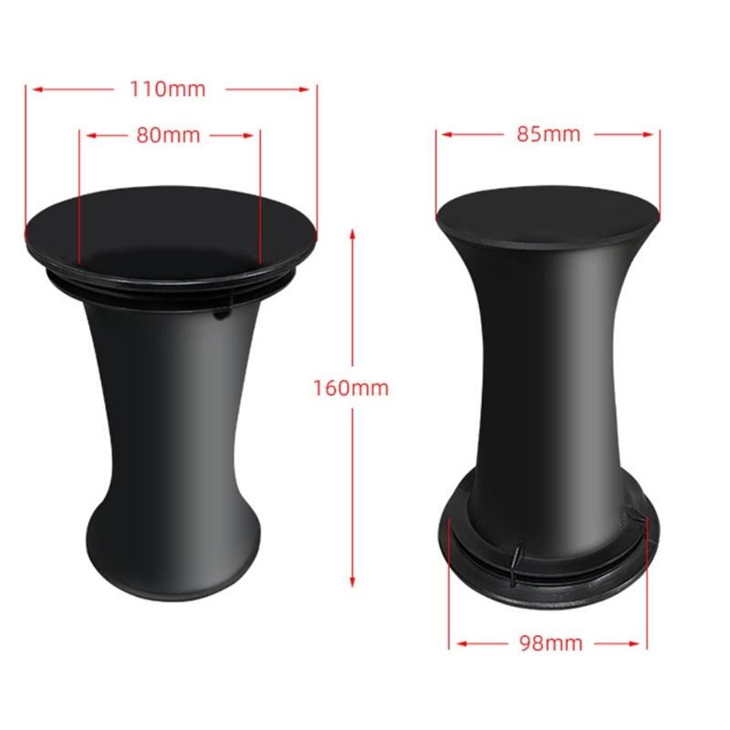 2PCS Speaker Port Tube Bass Vent Ventilation Connectors Quality Plastic Bass Tube for DIY Speaker Project Upgrades