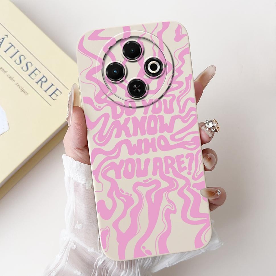 Spark30C Cover For Tecno Spark 30C 2024 Case Cute Cartoon Girl Cover Soft Silicone Phone Case For Spark 30 C Spark30 Full Bumper