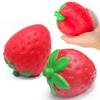Jumbo Erdbeer Squishy Quetsch Fidget Spielzeug Erdbeere Langsam Rückprallendes Fidget Spielzeug Erwachsenen Sensorisch Antistress Dehnbares Squishy Spielzeug