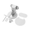 Adjustable Windproof Door Stoppers Strong Aluminum Ground Stoppers Noise Reducing for Home Office Door Security