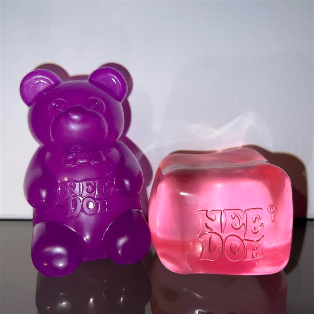 New Nee Doh Jellyfish & Cube Fidget Toys – Soft Squishy Stress Relief Sensory Toys Gift