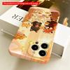 2DFlat Cute Animal Tea Party Design All inclusive film hard iPhone case, compatible with iPhone 18 Pro Max 17 16 15 14 13 12 11