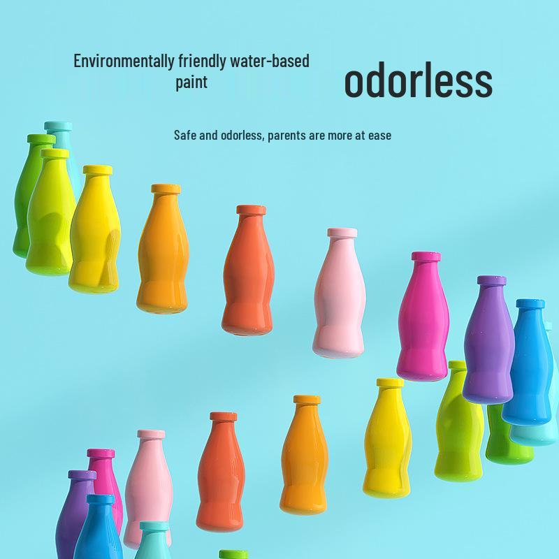 Kids' Color Matching & Memory Ring Toy for Early Education: Fun Bottle Pairing Game