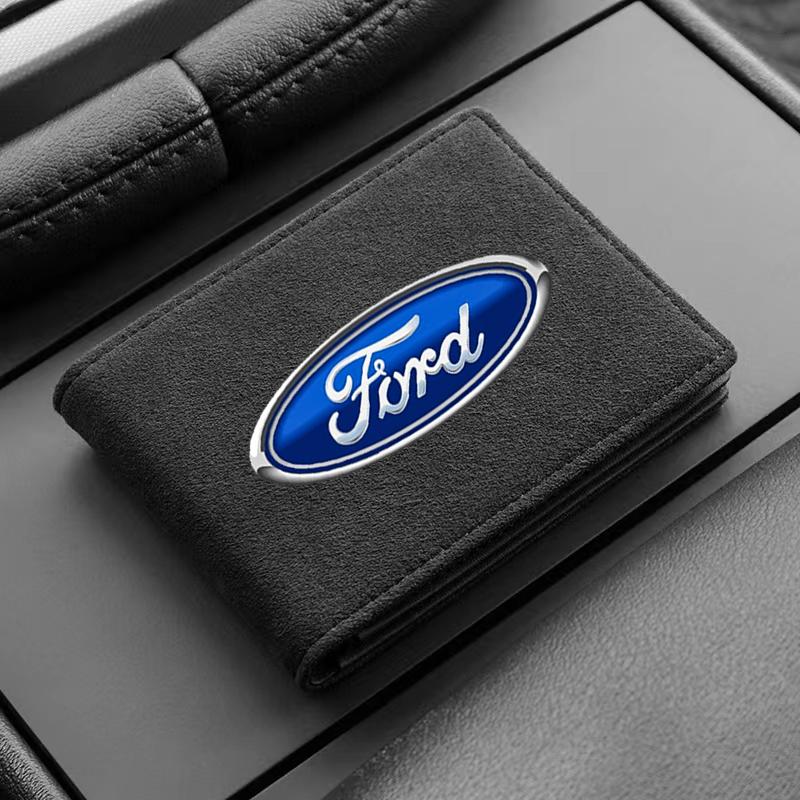 Car Driver License Cover Suede Anti-Fur Car Driving Documents For Ford Fiesta MK7 Mondeo MK4 ST Focus MK1 MK2 MK3 Focus 2 3 4