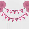 Inkdotpot Birthday Party Decorations Happy Birthday Party Garland Baby Girls Polka Dot Pennant Banner