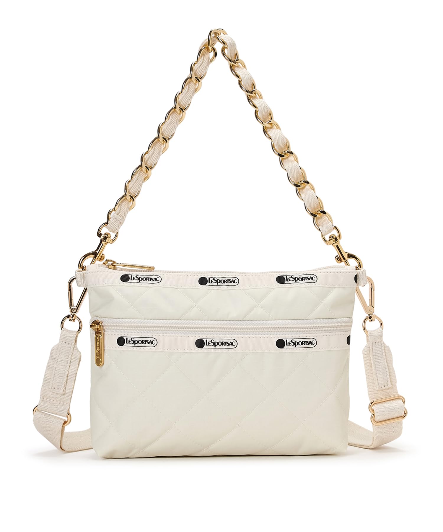 

LeSportsac Official Chain Cosmetic Clutch Shoulder Sandbar Chain Quilt Women s Bag/1638,